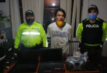 Capturado sujeto que robó una casa en Cañaribamba, en Cuenca