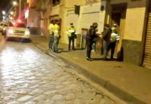 Redada antidrogas en la Calle Larga, en Cuenca