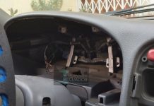 Delincuentes roban accesorios de dos vehículos